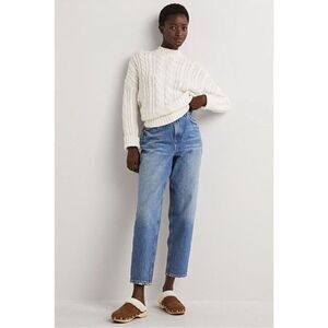 Boden Tapered High-Rise Jean Medium Wash Size 29